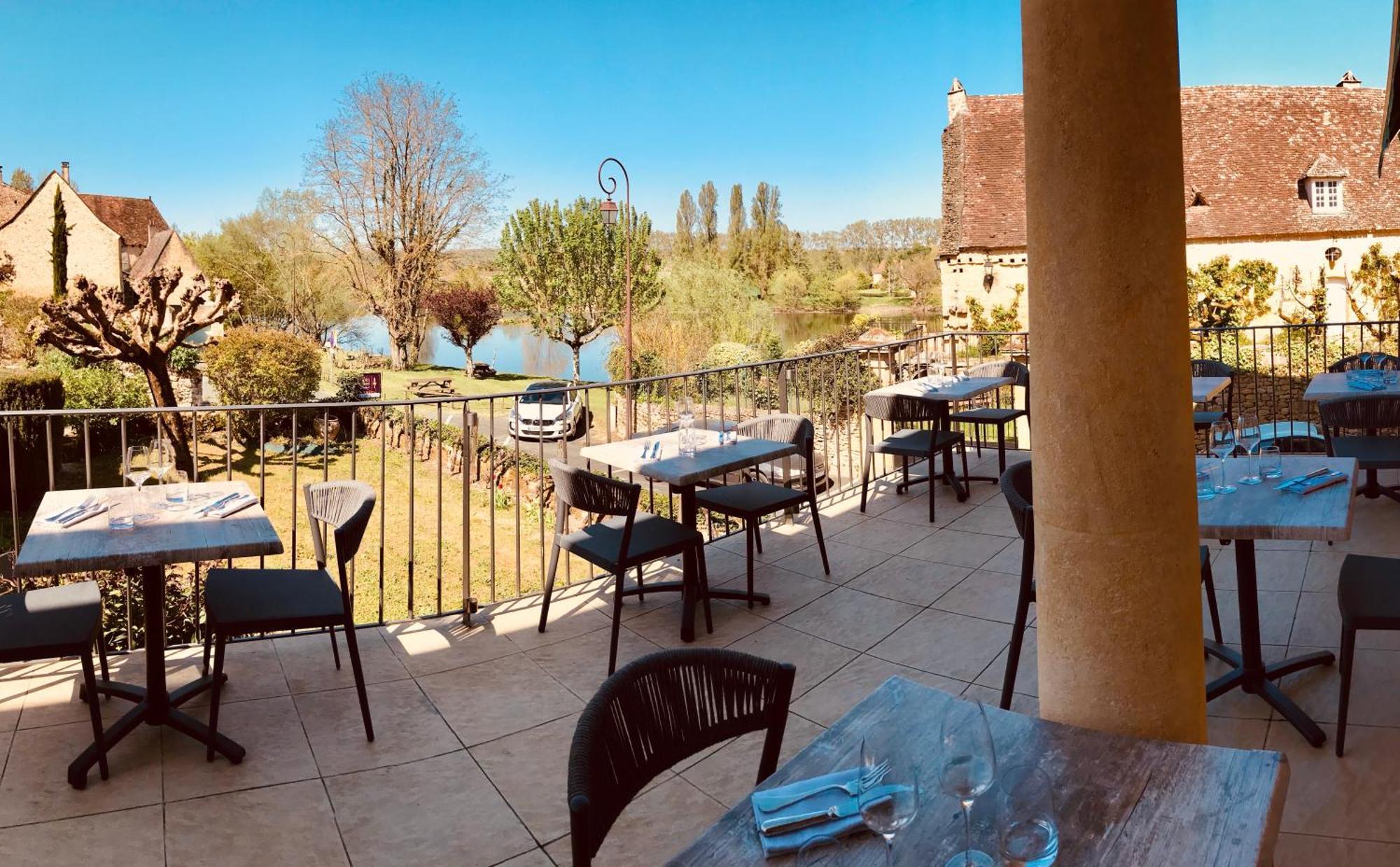 Hotel-Restaurant Cote Rivage Badefols-sur-Dordogne Ngoại thất bức ảnh